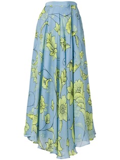 Miahatami плиссированная юбка с цветочным принтом