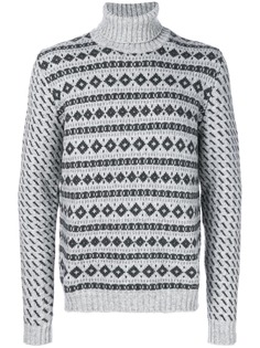 Woolrich джемпер с отворотной горловиной