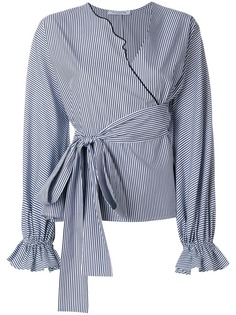 Vivetta поплиновая рубашка-кимоно в полоску Kari