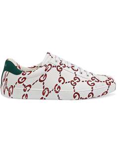 Gucci кроссовки Ace с принтом GG