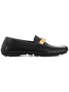 Versace smooth Medusa loafers