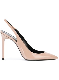 Saint Laurent туфли с ремешком на пятке Anja 105