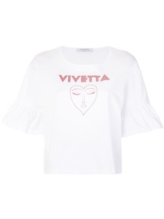 Vivetta футболка с принтом логотипа