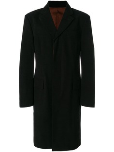Jean Paul Gaultier Pre-Owned пальто средней длины с потайной застежкой спереди