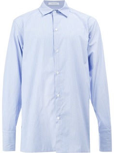 Delada многослойная рубашка в полоску с ремешком