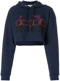 MSGM толстовка с капюшоном и логотипом MSGM X Diadora