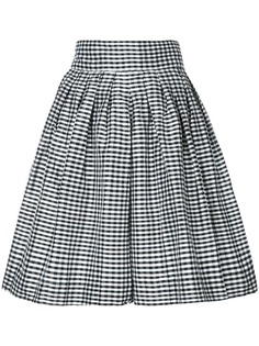 Bambah плиссированные шорты в клетку "гингем"