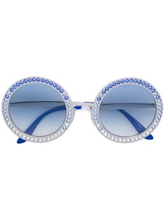 Dolce & Gabbana Eyewear круглые солнцезащитные очки