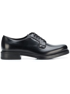 Prada туфли дерби на шнуровке