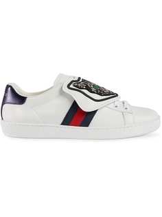 Gucci кроссовки Ace со съемным декором