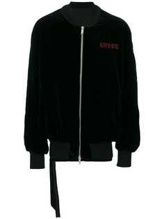 UNRAVEL PROJECT куртка-бомбер с вышивкой черепа