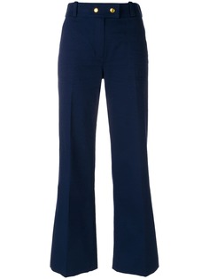 Tory Burch укороченные расклешенные брюки