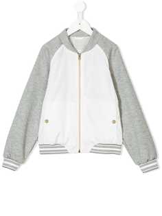 Herno Kids двухцветная куртка на молнии