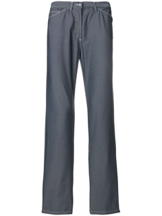 Versace Pre-Owned брюки с декоративной строчкой