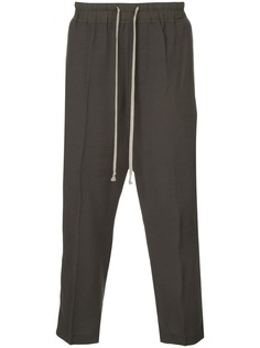 Rick Owens укороченные брюки на завязках