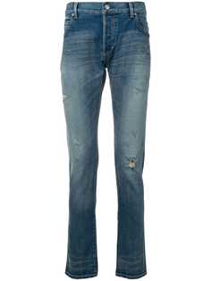 Balmain джинсы с рваными деталями
