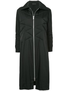 Yohji Yamamoto Pre-Owned длинное стеганое пальто