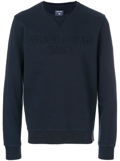 Woolrich джемпер с тисненым логотипом