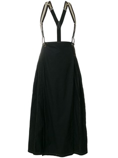Jean Paul Gaultier Pre-Owned юбка со складками и подтяжками