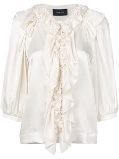 Simone Rocha блузка на пуговицах с оборкой