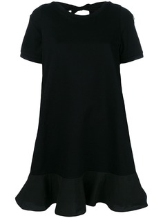 Moncler платье-футболка с вырезом на спине