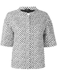 Herno пиджак с пятнистым узором на молнии