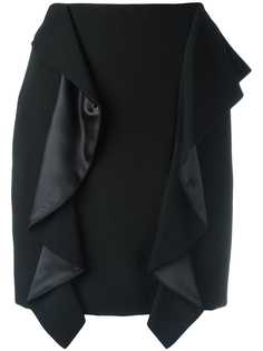Givenchy юбка мини с драпировкой
