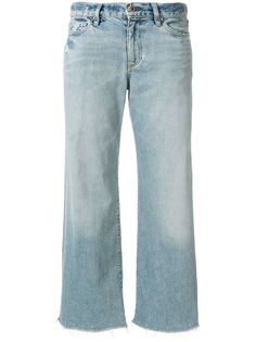 Simon Miller укороченные джинсы с необработанным краем