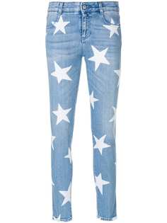 Stella McCartney узкие джинсы со звездами
