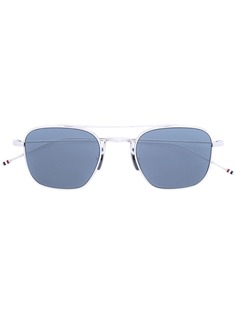 Thom Browne Eyewear затемненные солнцезащитные очки-авиаторы