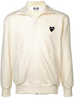 Comme Des Garçons Play спортивная куртка с декором в виде сердец