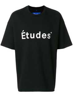 Études logo print T-shirt