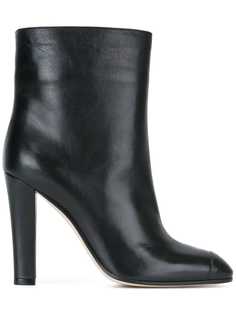 Agnona ботинки с закругленным носком на каблуке