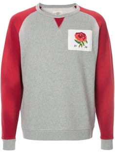 Kent & Curwen толстовка с заплаткой с розой