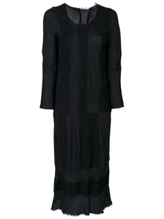 Comme Des Garçons Pre-Owned длинное платье в полоску