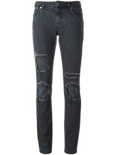 Givenchy джинсы с рваными деталями