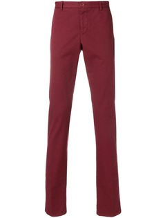 Etro брюки чинос прямого кроя