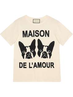 Gucci футболка "Maison de lAmour"