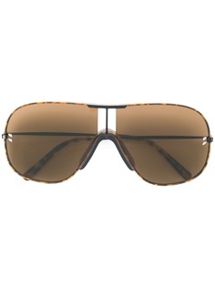 Stella McCartney Eyewear объемные солнцезащитные очки-авиаторы