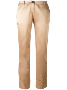 Romeo Gigli Pre-Owned брюки с подвернутыми манжетами