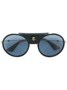 Gucci Eyewear массивные круглые солнцезащитные очки