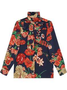 Gucci рубашка Spring с принтом