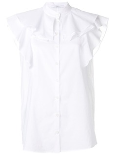 Givenchy рубашка с оборками на плечах