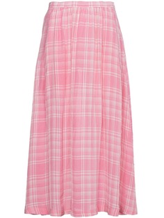 Rosie Assoulin юбка миди в клетку