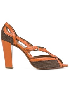 Prada Pre-Owned туфли-лодочки с открытым носком