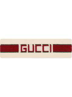 Gucci эластичная повязка на голову в полоску