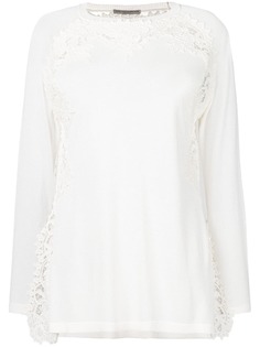 Ermanno Scervino топ с вышивкой