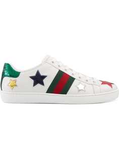 Gucci кроссовки Ace с вышивкой