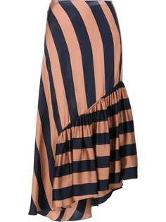 Stella McCartney полосатая струящаяся юбка