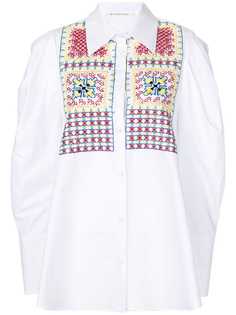 Miahatami объемная рубашка с вышивкой